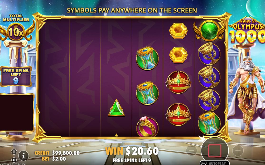 Special reels active in a Free Spins round