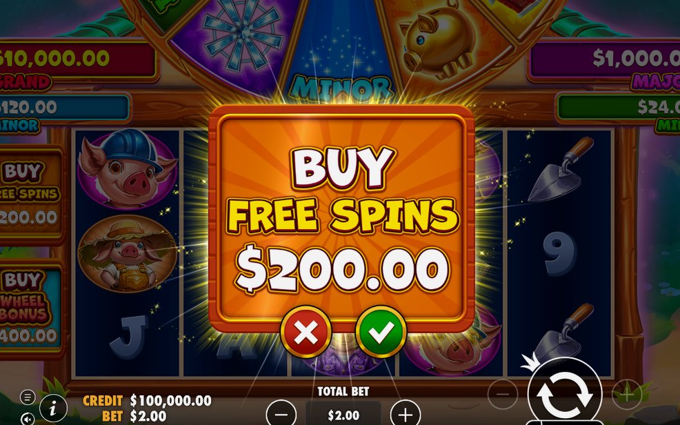 Free Spins with straw markers on the reels