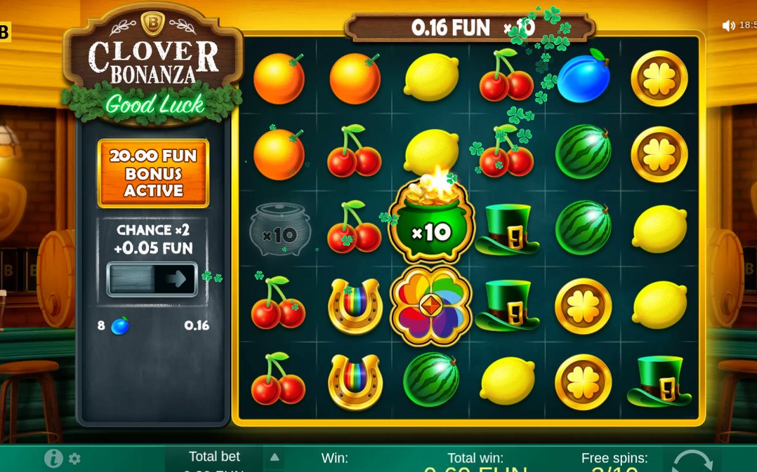 Free Spins round on amber background with Multiplier symbols