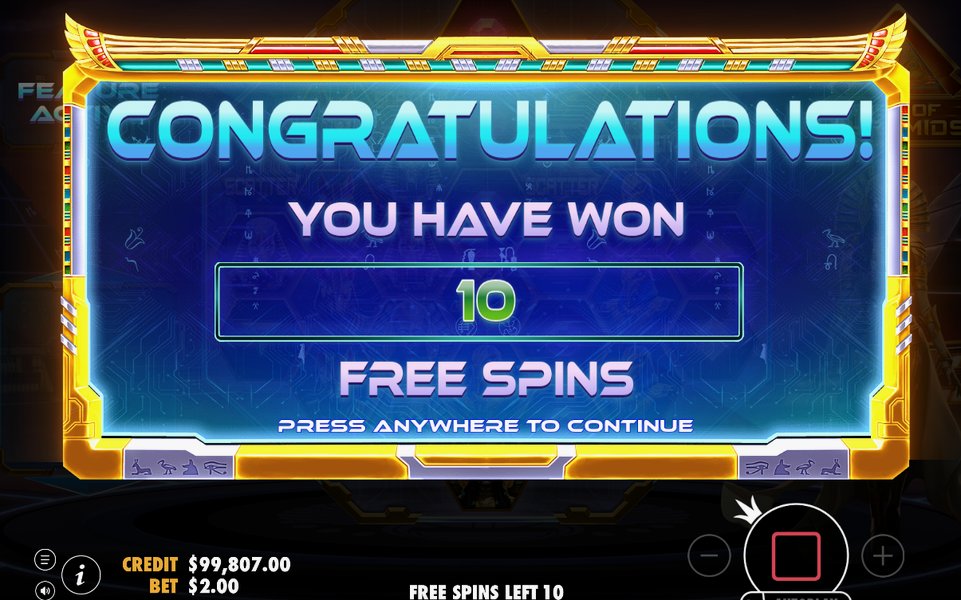 Multiplier climbing after a tumble during Free Spins